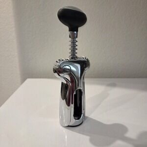 OXO Steel Winged Corkscrew Silver With Slip Grip